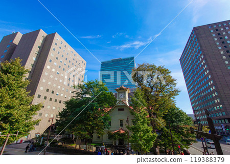 Sapporo clock tower 119388379