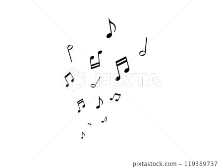 Notes spreading upwards 119389737