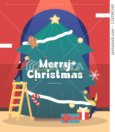 Christmas Holiday Illustration Template Christmas Holiday Illustration Template 119390160