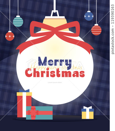 Christmas Holiday Illustration Template 119390163