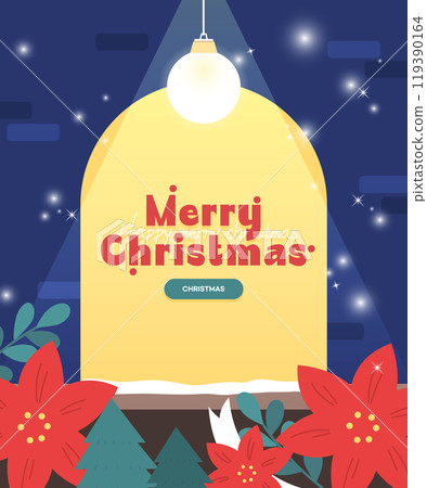Christmas Holiday Illustration Template 119390164