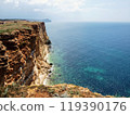Cliffs on the coast of the Crimea, Europe 119390176