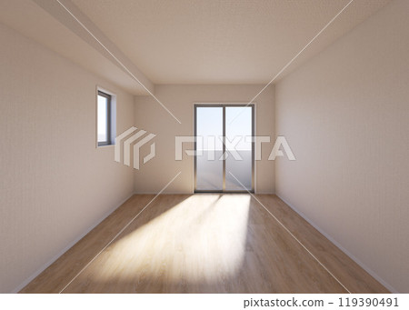 Single room, 1R, vacant, before moving, empty, minimalist Single room, 1R, vacant, before moving, empty, minimalist 119390491