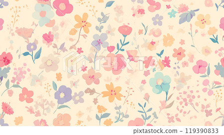 Flower wallpaper material (Generative AI) 119390833