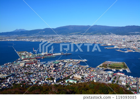 天氣晴朗時，函館山的壯麗景色 119393085