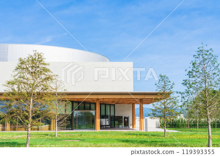 豐田市立博物館矗立在一座小山上,俯瞰豐田市容(愛知縣豐田市) 豐田市立博物館矗立在一座小山上,俯瞰豐田市容(愛知縣豐田市) 119393355