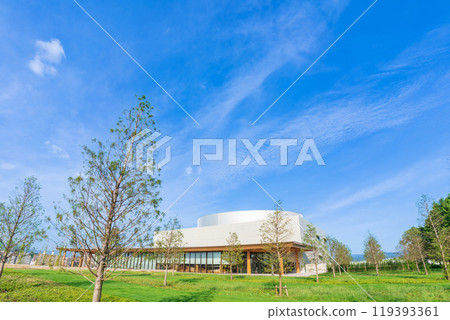 Toyota City Museum, located on a hill overlooking the Toyota cityscape (Toyota City, Aichi Prefecture) Toyota City Museum, located on a hill overlooking the Toyota cityscape (Toyota City, Aichi Prefecture) 119393361