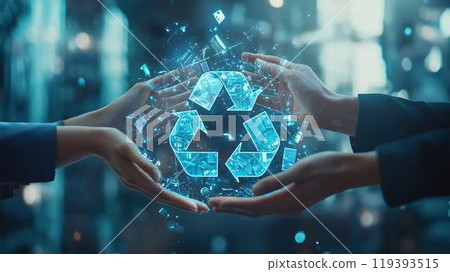 Recycling mark and eco promotion image 119393515