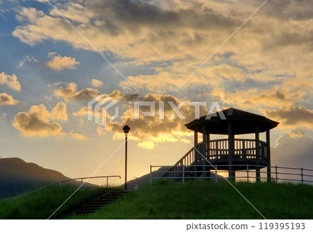 Sky of sunset Sky of sunset 119395193