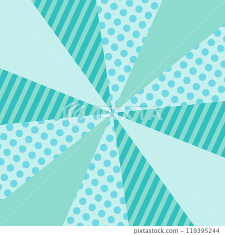 Cute ribbon-like pattern with radial rays 119395244