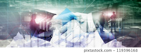 Business intelligence marketing finance management. Mixed Media 119396168