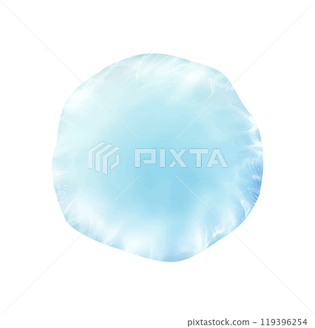 形狀像帶有藍色光澤的水滴的圖像。 形狀像帶有藍色光澤的水滴的圖像。 119396254