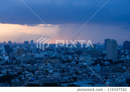 [東京] 東京市中心暴雨 119397582