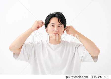 關心頭髮的男人 119397929