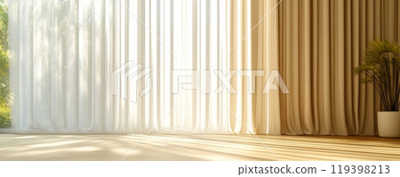 White vertical window blinds background 119398213