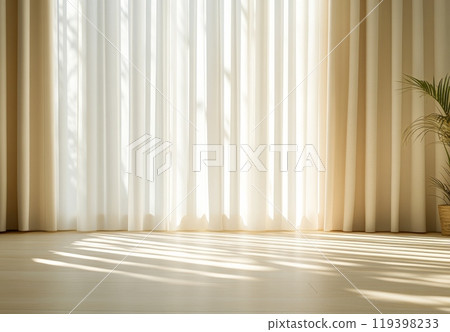 White vertical window blinds background 119398233