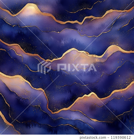Detailed close-up of an abstract watercolor pattern Detailed close-up of an abstract watercolor pattern 119398612