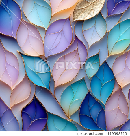 柔和色彩的抽象圖案特寫 119398713