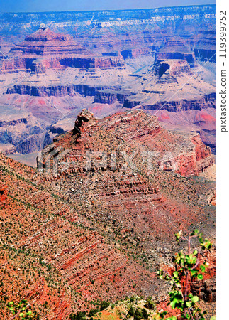 Hazy Sky Day At The Grand Canyon Arizona On Film Hazy Sky Day At The Grand Canyon Arizona On Film 119399752