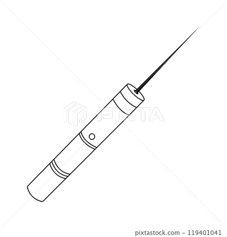 Laser pointer icon 119401041