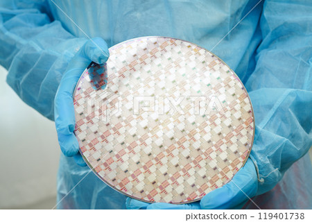 Silicon wafer for manufacturing semiconductor of integrated circuit. Silicon wafer for manufacturing semiconductor of integrated circuit. 119401738
