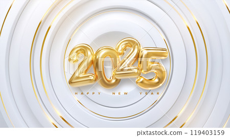 Happy New 2025 Year. Vector holiday illustration Happy New 2025 Year. Vector holiday illustration 119403159