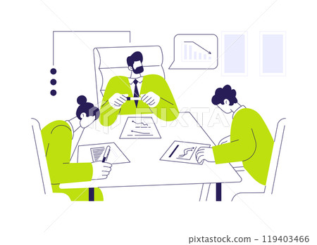 Crisis communications abstract concept vector illustration. 119403466