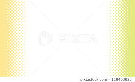 半色調黃色黃色綠色水平框架 119403923