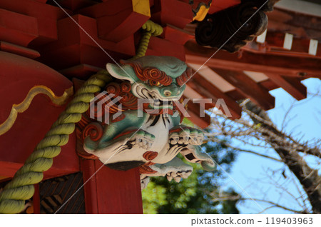 Tamamura Hachiman Shrine, a power spot in Tamamura Town, Gunma Prefecture 119403963