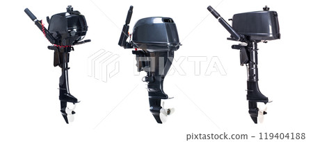 Set of boat engines 119404188