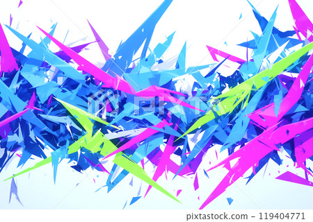 A dynamic background with sharp lines and vibrant colors 119404771