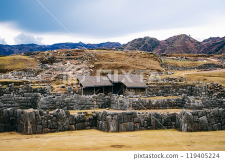huge stone walls of Sacsayhuaman 119405224
