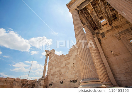 Close up of The Acropolis in Athens, Greece Close up of The Acropolis in Athens, Greece 119405393