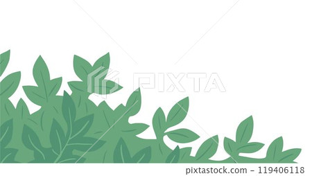Green branch of a bush on white background Green branch of a bush on white background 119406118
