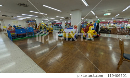 Nostalgic arcade facilities and play equipment for children 119406501