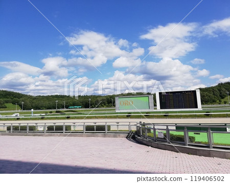 Morioka Racecourse in summer 119406502