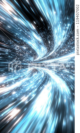 Warping Through a Vortex of Light in a Virtual Space Journey Warping Through a Vortex of Light in a Virtual Space Journey 119407002