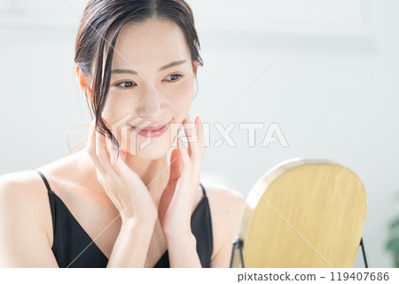 Female skin care Female skin care 119407686