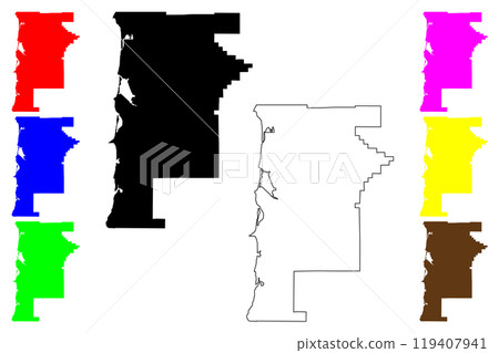 Tillamook County, Oregon State (U.S. county, United States of America, USA, U.S., US) map vector illustration, scribble sketch Tillamook map Tillamook County, Oregon State (U.S. county, United States of America, USA, U.S., US) map vector illustration, scribble sketch Tillamook map 119407941