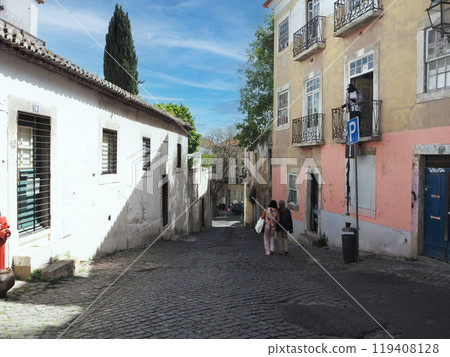 The streets of Lisbon The streets of Lisbon 119408128