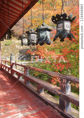 奈良櫻花和紅葉名勝-談山神社 奈良櫻花和紅葉名勝-談山神社 119408965