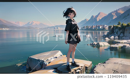 一個水邊的女孩 一個水邊的女孩 119409435