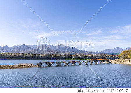 北海道上士幌町,秋日晴朗的舊國鐵志幌線 Taushubetsu 河大橋 北海道上士幌町,秋日晴朗的舊國鐵志幌線 Taushubetsu 河大橋 119410047