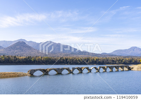 北海道上士幌町,秋日晴朗的舊國鐵志幌線 Taushubetsu 河大橋 北海道上士幌町,秋日晴朗的舊國鐵志幌線 Taushubetsu 河大橋 119410059
