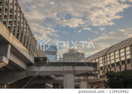 Oct 13 2024 Scenic Drive Along Island Eastern Corridor in Hong Kong 119410462