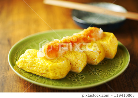 Dashi rolls egg Dashi rolls egg 119410803