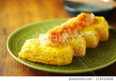 Dashi rolls egg Dashi rolls egg 119410806