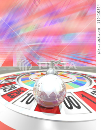 新年Kadomatsu佔據的輪盤賭 119410864