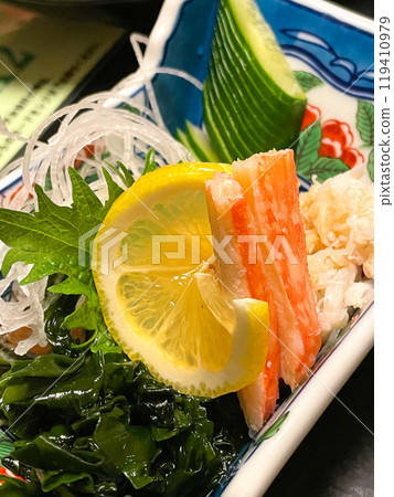 Hokkaido, Monbetsu Fresh Crab Vinegar 119410979