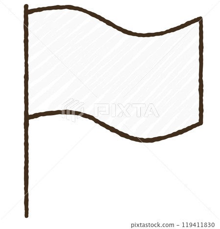簡單的旗幟插圖 119411830